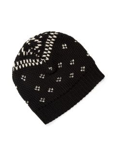 Printed Beanie by Hans Kristoff