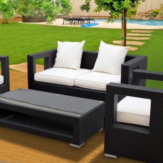 Modway Lunar 5 Piece Deep Seating Group with Cushions