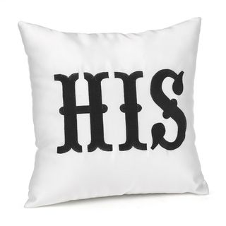 Hortense B. Hewitt Hortense B. Hewitt His Throw Pillow Black Size 12 x 12