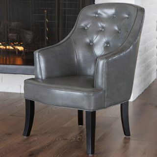 Home Loft Concept Hoboken Chamois Fabric Chair NFN2141 Color Dark Grey