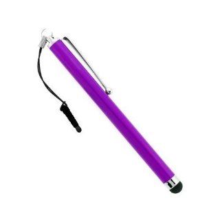 Importer520 Purple Statinless Steel Capacitive Stylus with 3.5mm Adapter Plug for T Mobile myTouch Slide 4G Android Phone, Khaki (T Mobile) Cell Phones & Accessories