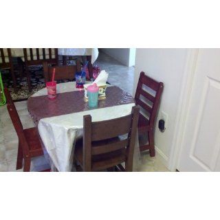 Shop Lipper International 524C Child's Round Table and 2 Chair Set, Cherry at the  Furniture Store
