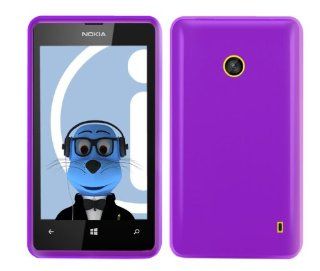 iTALKonline ProGel Nokia Lumia 520 / 525 SMOKED TRANSPARENT PURPLE Super Hydro TPU Gel Protective Armour Case Skin Cover Shell Cell Phones & Accessories