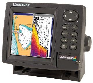 LMS 520C Sonar/GPS Chartplotter Combo Sports & Outdoors