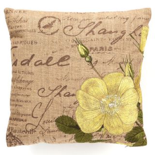 Rhein Tea Rose Down Filled Embroidered Pillow