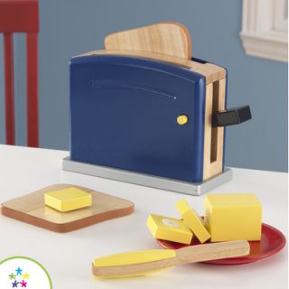 KidKraft 9 Piece Primary Toaster Set