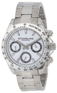 Stuhrling Original Men's 525.33112 Champion Victory Triumph Quartz Chronograph Day and Date Stainless Steel Bracelet Watch Watches