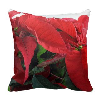 Christmas Pointsettia Pillows