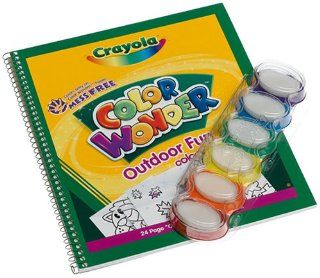 Crayola Color Wonder Fingerpaint And Coloring Book Toys & Games