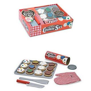 wooden slice and bake cookies biscuits play set food by ziggy pickles kids