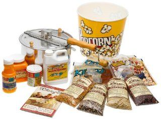The Ultimate Popcorn Lover's Original Whirley Pop Stovetop Popcorn Popper Set Kitchen & Dining