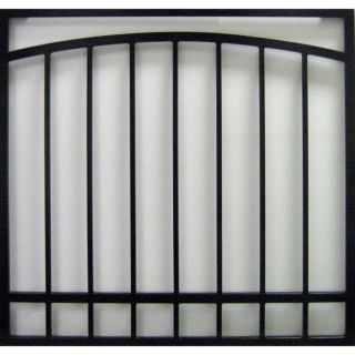 Gatehouse 24 in Black Arched Window Security Bar