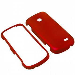 BW Hard Shield Shell Cover Snap On Case for Tracfone, Straight Talk Samsung T528g Red Cell Phones & Accessories