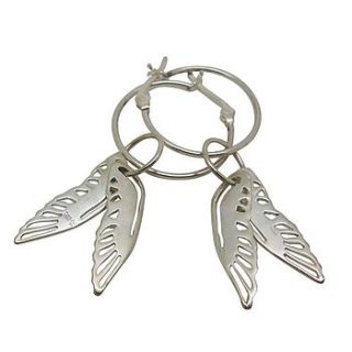 wings hoop earrings by harriet bedford