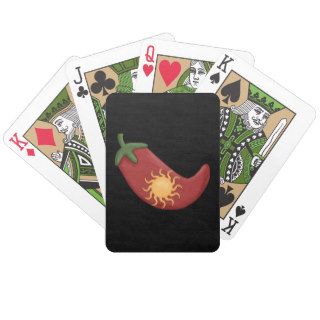 Red Chili Pepper   Chile Relleno Playing Cards