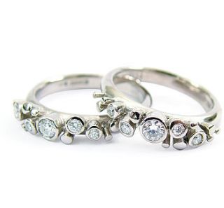 diamond meteor ring by helen brice designs