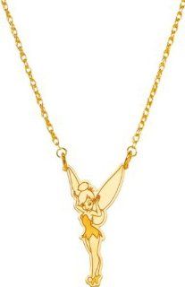 14K Gold Disney Tinker Bell Fairy Jewelry 18" Necklace Jewelry
