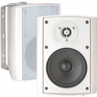 OSD Audio AP525 White 5.25 inch  Indoor or Outdoor 120 Watt Patio Speaker Pair Electronics
