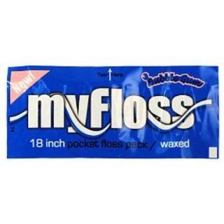 myfloss Bubble Gum individual floss Case Pack 500  Flossing Products  Beauty
