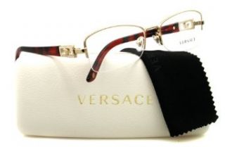 Versace VE1206B Eyeglasses 1252 Pale Gold 53mm Versace Clothing