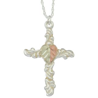 gold cross pendant in sterling silver orig $ 59 00 50 15 add to