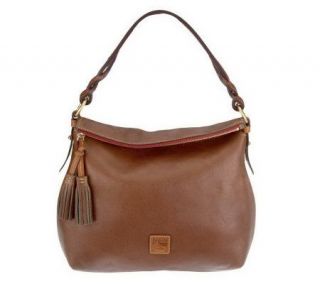 As Is Dooney & Bourke Florentine Leather Twist Strap Hobo Bag —