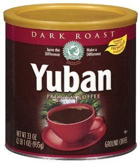 Yuban Dark Roast Ground Coffee, 33 Ounce Cans (Pack of 2)  Grocery & Gourmet Food
