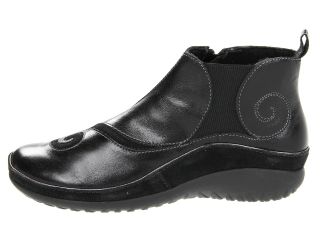 Naot Footwear Chi Black Madras Leather/Black Suede