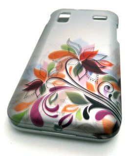 Samsung i927 Captivate Glide DOT Flower Abstract Design Rubberized Rubber Coated HARD Case Skin Cover Cell Phones & Accessories