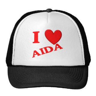 I Love Aida Mesh Hats