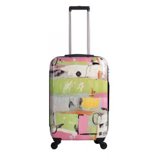 Neocover Fun Pastels 24 inch Hardside Spinner Upright Suitcase