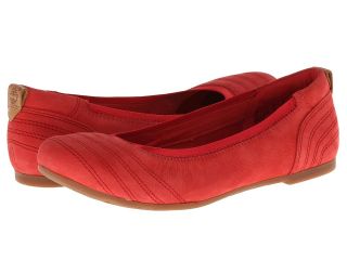 Timberland Earthkeepers Ellsworth Ballerina Womens Flat Shoes (Red)