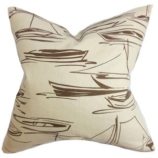 Pillow Collection Inc Gamboola Nautica Down Filled Throwl Pillow Brown Brown Size 18 x 18