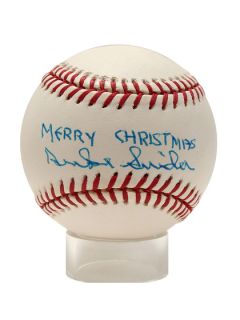 Duke Snider Signed "Christmas" Ball by Brigandi Coins and Collectibles