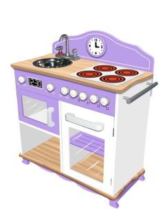 My Little Chef Play Kitchen with Electric Stove Top by Teamson Kids