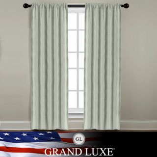 Veratex Grand Luxe Sage All Linen Gotham Grommet Curtain Panel