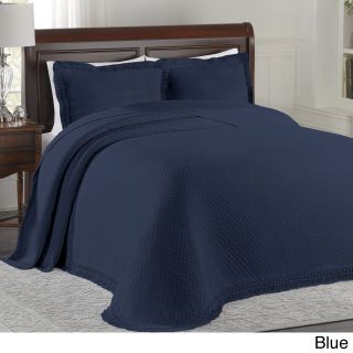 Lamont Home Woven Jacquard Bedspread (shams Sold Separately) Blue Size Queen
