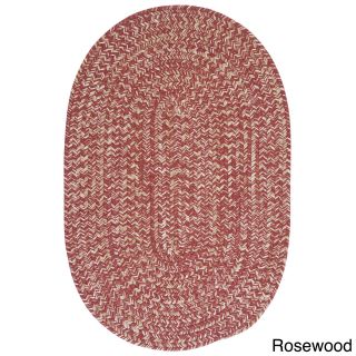 Urban Wool Blend Flat Braided Rug (3 X 5 Oval)