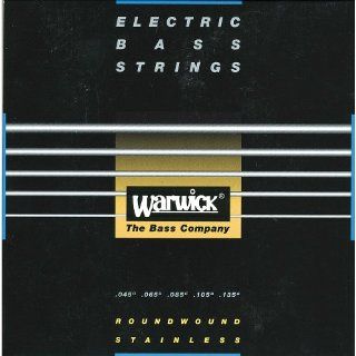 Warwick Black Label Stainless Medium 5 String Bass Strings Musical Instruments