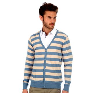 Button front 191 Unlimited Mens Striped Cardigan