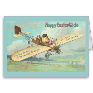 Happy Easter Tide Vintage Chick Pilot Cards