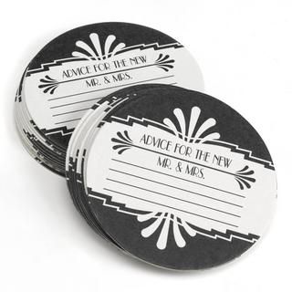 Hbh Advice For The New Mr. And Mrs. Art Deco Coasters
