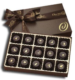 Bubbly Collection (Champagne Truffles 15 Piece Box)  Chocolate Truffles  Grocery & Gourmet Food