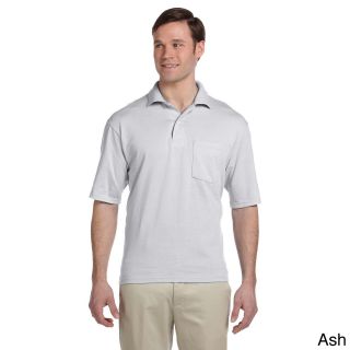 Jerzees Mens Clean finished Pocket Polo Sport Jersey