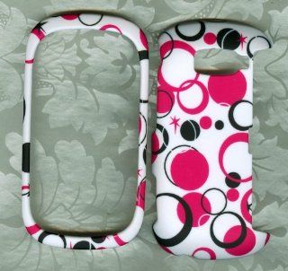Pink Pattern Rubberized case for Lg Octane VN530 Cell Phones & Accessories