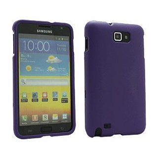 Samsung SGH i717 Galaxy NOTE Rubberized Snap On Cover, Purple Cell Phones & Accessories