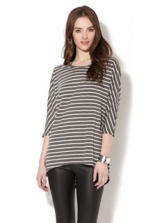 Oversized Dolman Sleeve Cotton Tee by Avaleigh