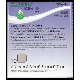 DuoDERM Extra Thin CGF Dressing   4 x 4"   Box of 10 Health & Personal Care