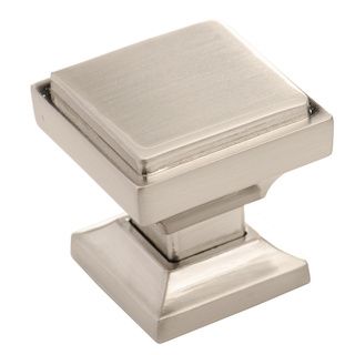 Southern Hills Satin Nickel Square Cabinet Knobs (pack Of 5)