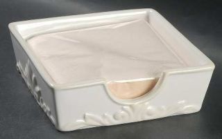 Lenox China ButlerS Pantry Napkin Holder/Box with Paper Napkins, Fine China Din